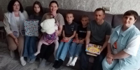 В Ремонтном поздравили  многодетную семью - Газета Рассвет